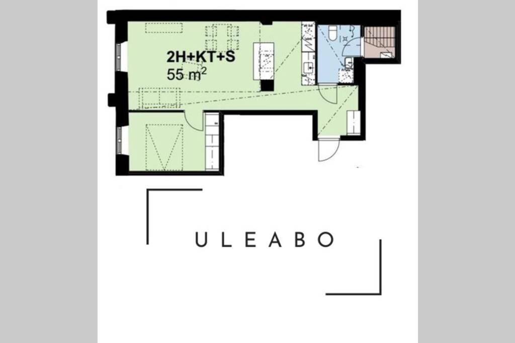 Uleabo Luxurious And Spacious 55m2 With Sauna!